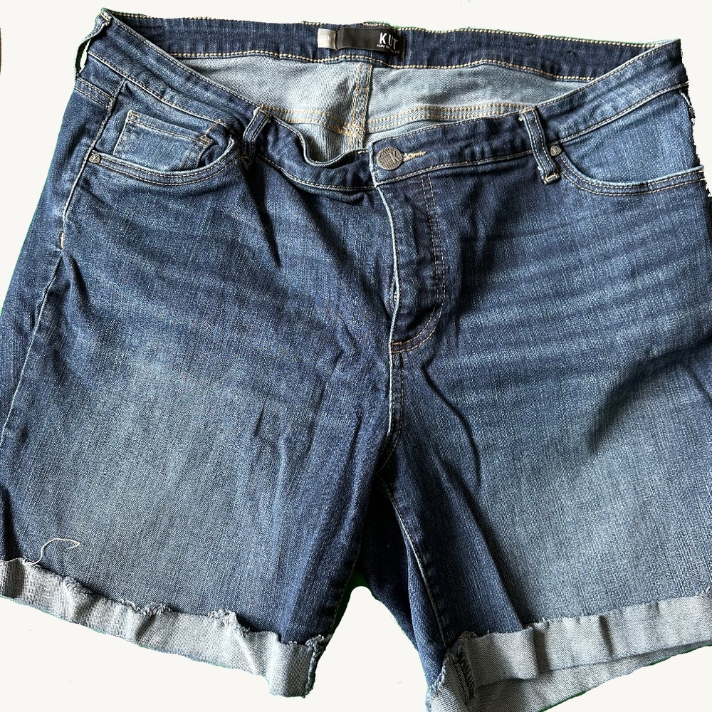Kut Catherine Shorts - Blue - 16W